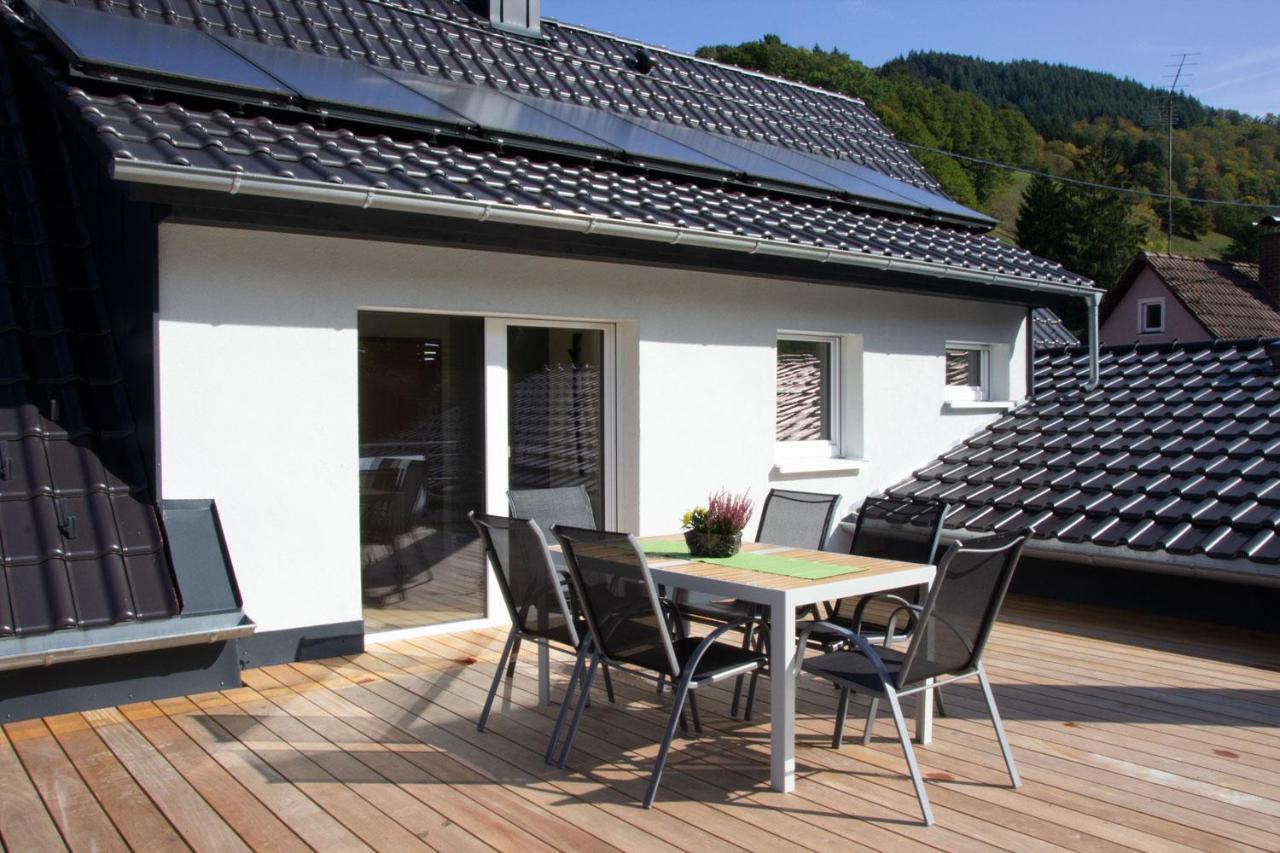 Koepfchen-Ferienwohnungen - Wohnung Belchen Münstertal Buitenkant foto